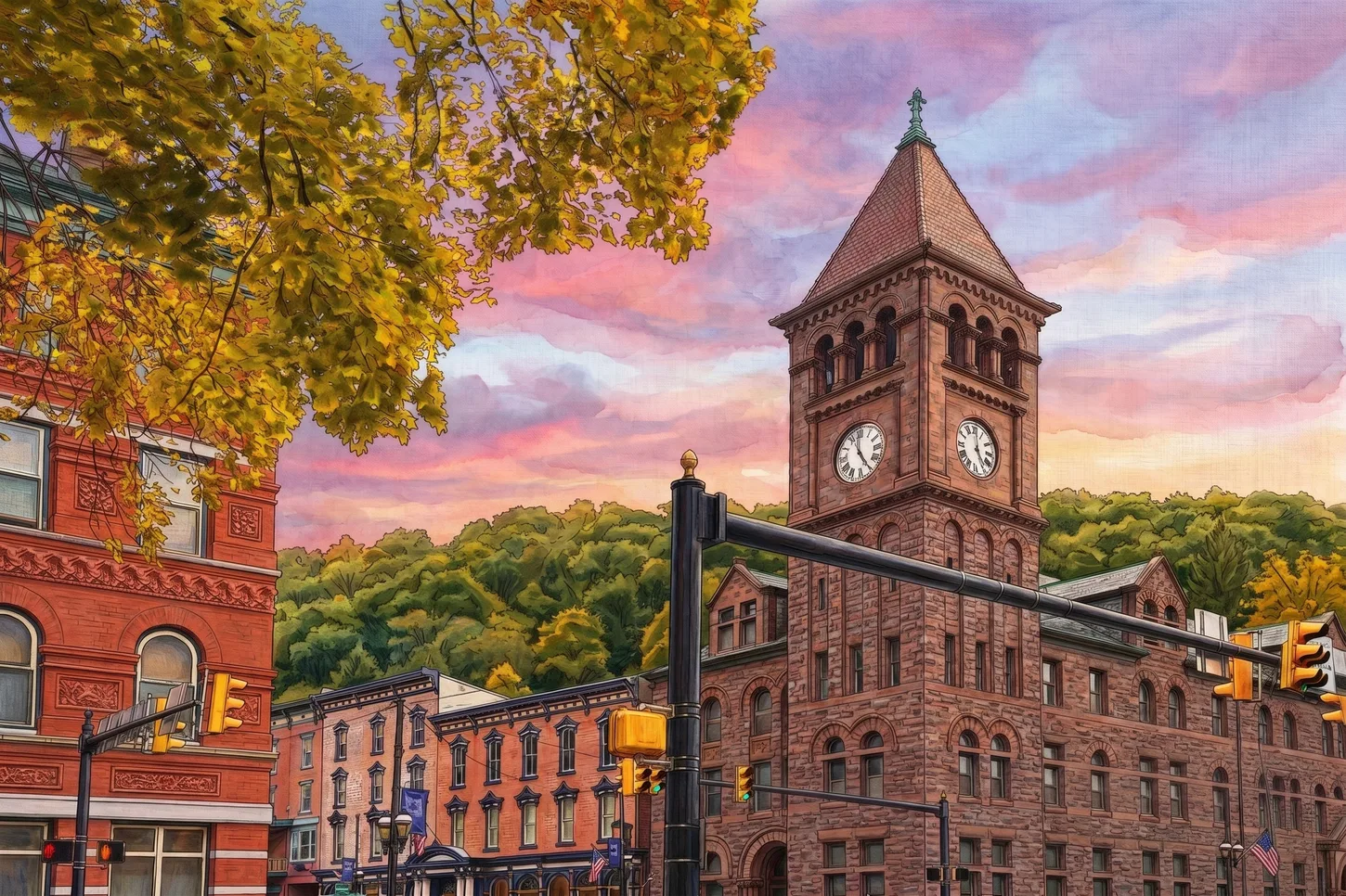 Downtown Jim Thorpe, PA